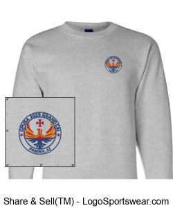 Champion Adult Powerblend Crewneck Sweatshirt Design Zoom